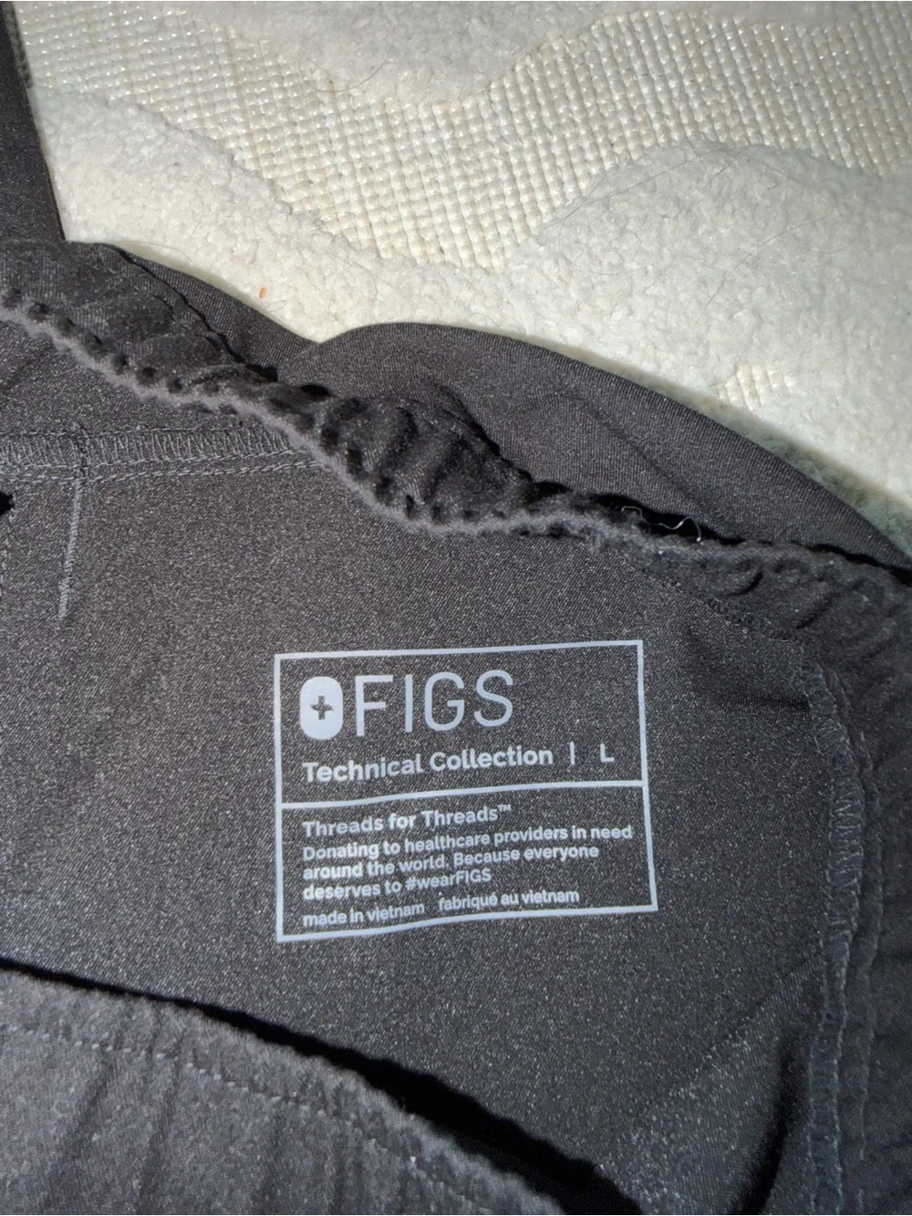 Figs Black Scrub set